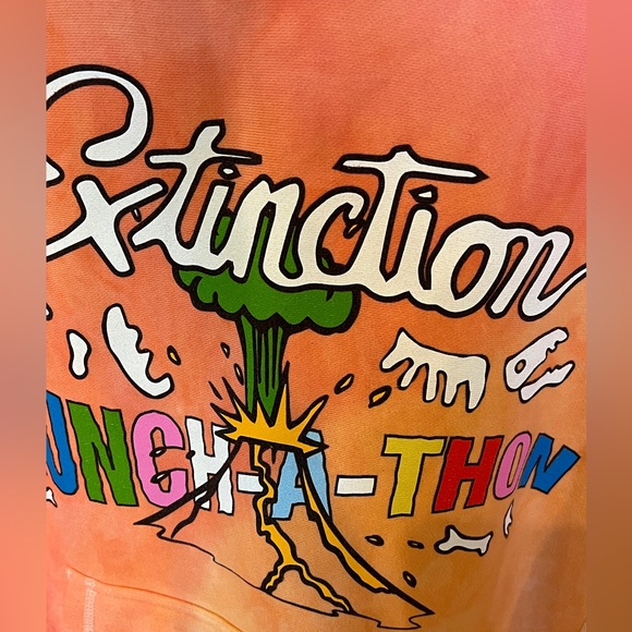 Extinction Graphic Hoodie in Orange by Unknown Brand - Picture 5 of 5